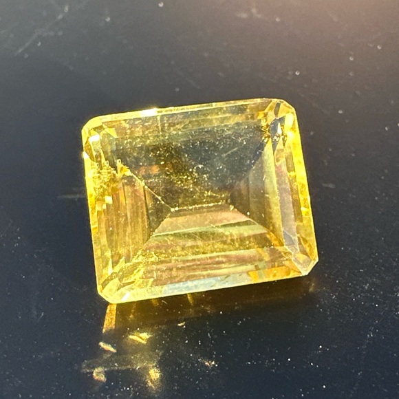 18.08 Crt Natural Lemon Quartz Faceted Gemstone - Picture 3 of 17